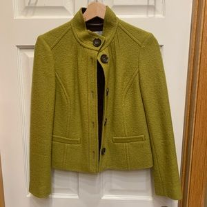 Boden green wool coat